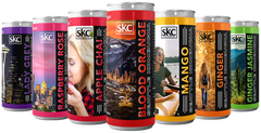 Seattle Kombucha Company Local Hero Product Lineup Image Flavors 12 oz cans