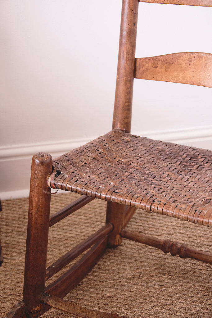 Ladder Back Antique rocking chair