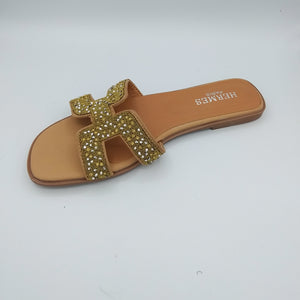 hermes female slippers