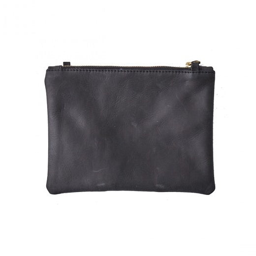 LEATHER CLUTCH BAG MADE WITH CALF HAIR FOR WOMEN | CASUAL to FANCY