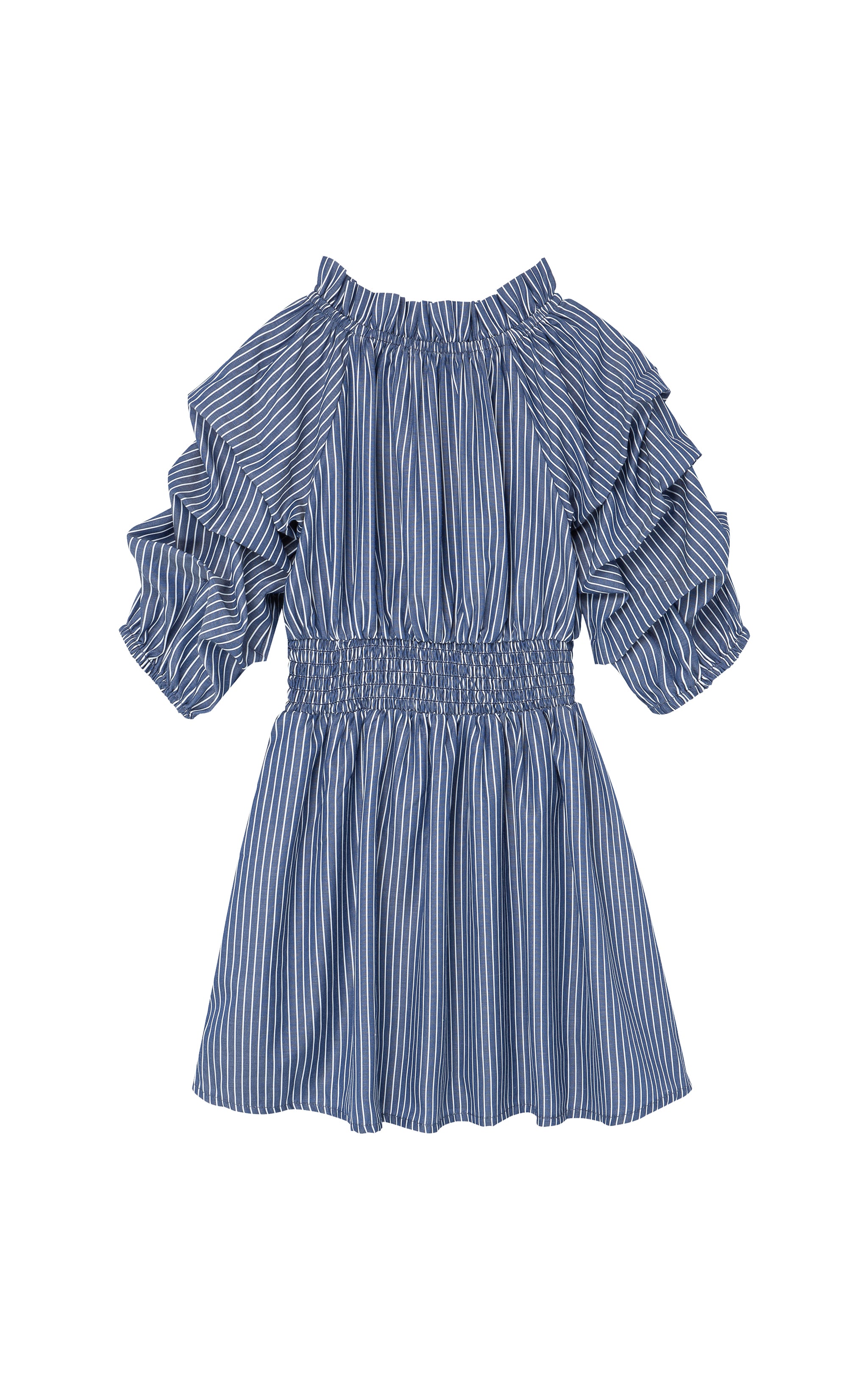 Tacked Smocked Waist Dress | 4-6X