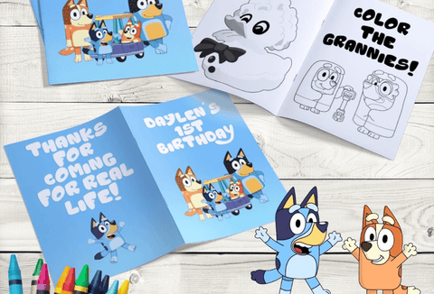 Bluey Bingo craft corner