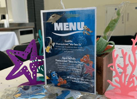 Finding Nemo table settings