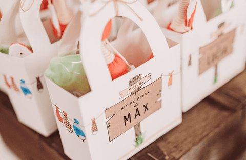 Fishing-Themed Birthday party favors