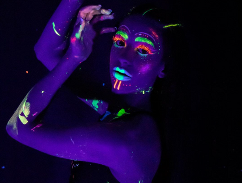 Glowing Body Art