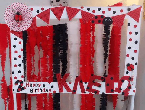 Ladybug Themed Photo Booth