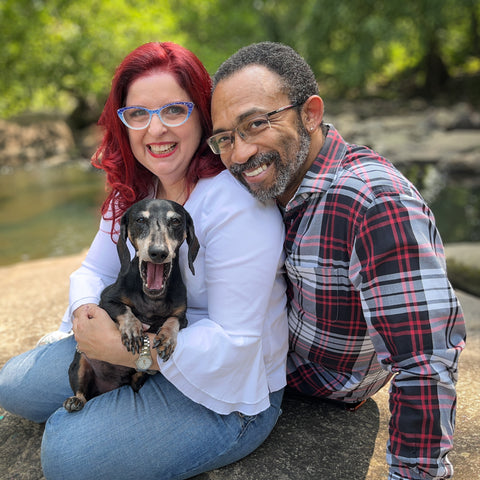 Linda and Andrew With Ozzie