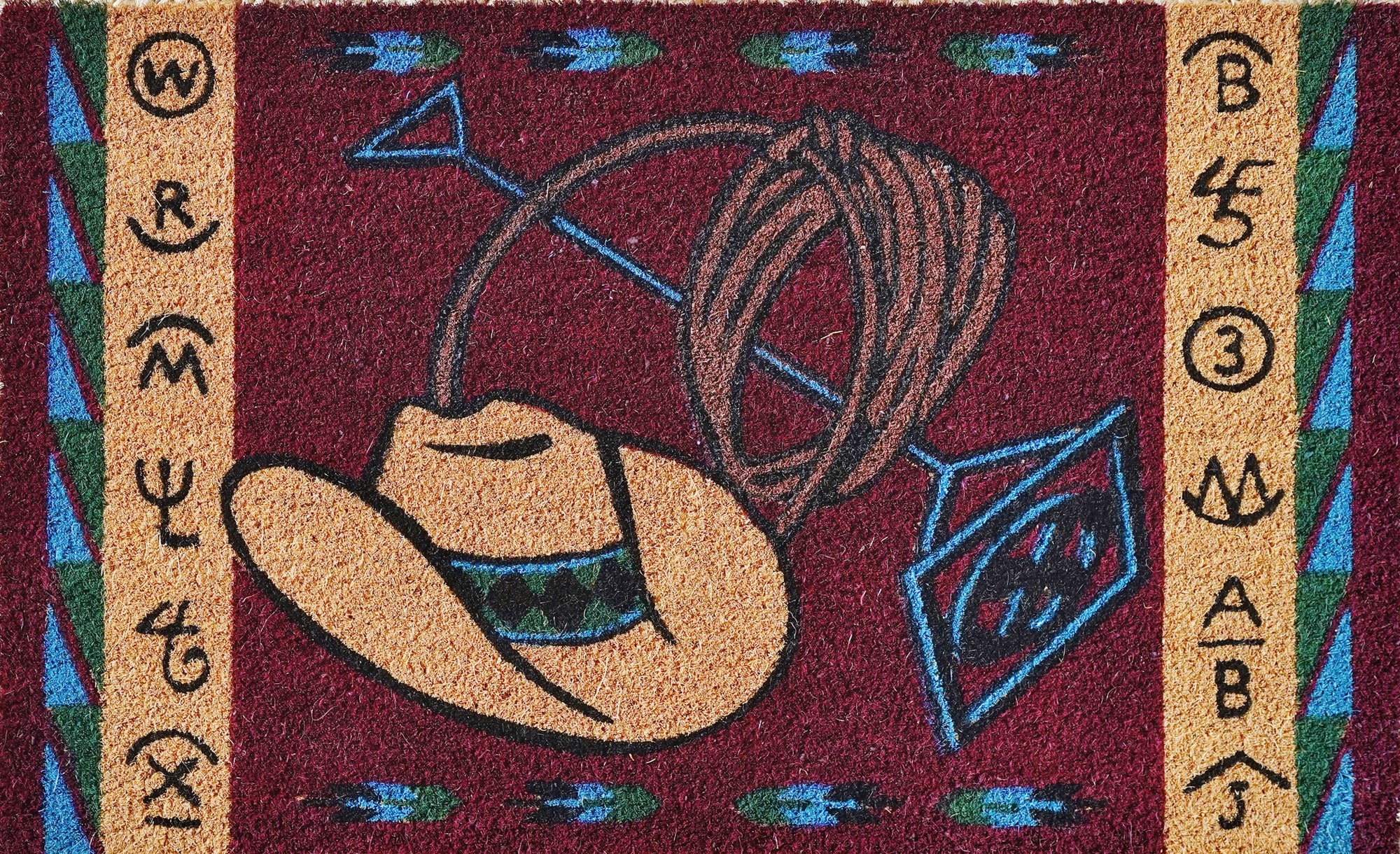 ''Outdoor Coir Mat, design #117''