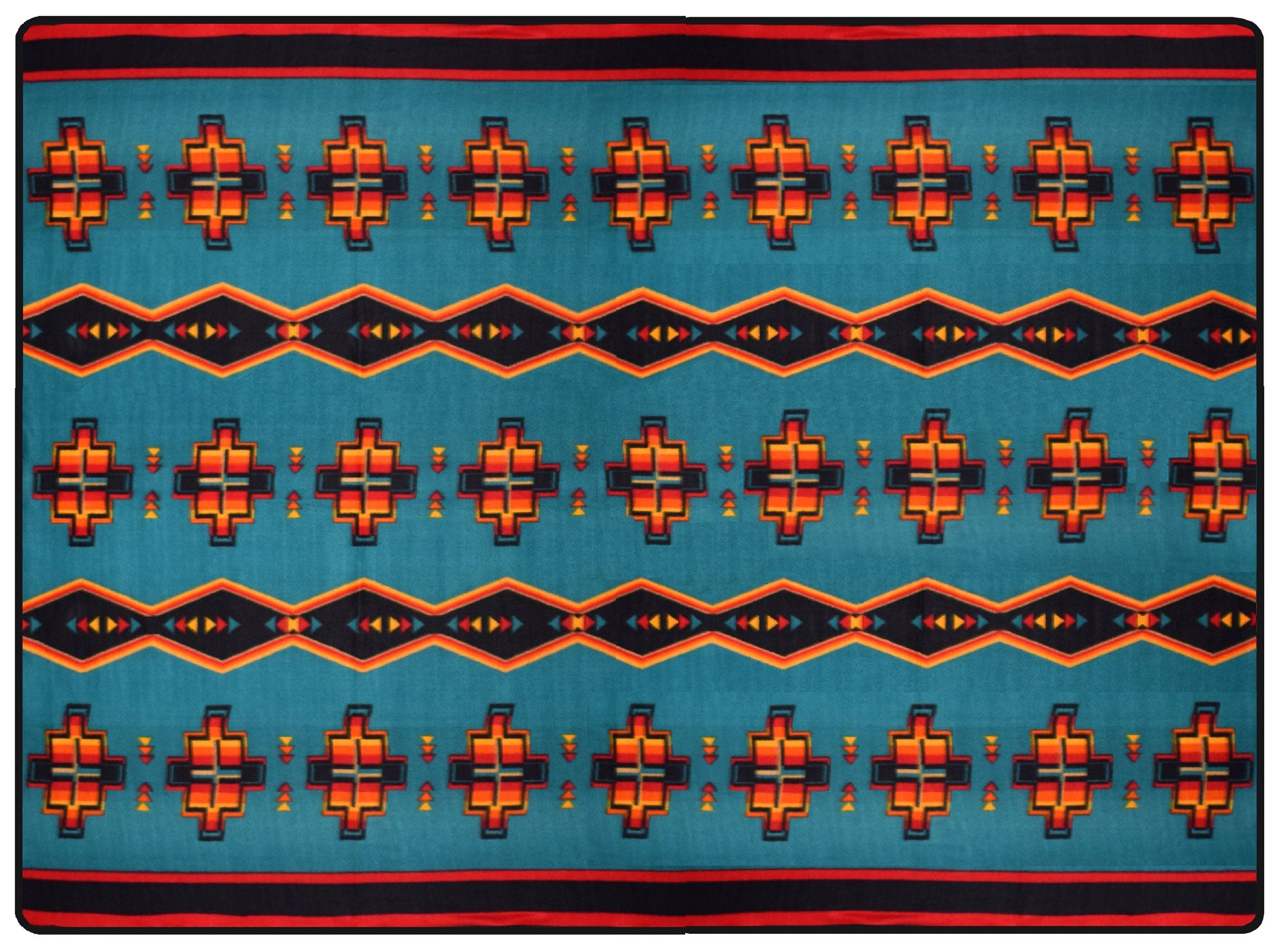 ''Queen-Size Lodge BLANKETs, Design  #26B''