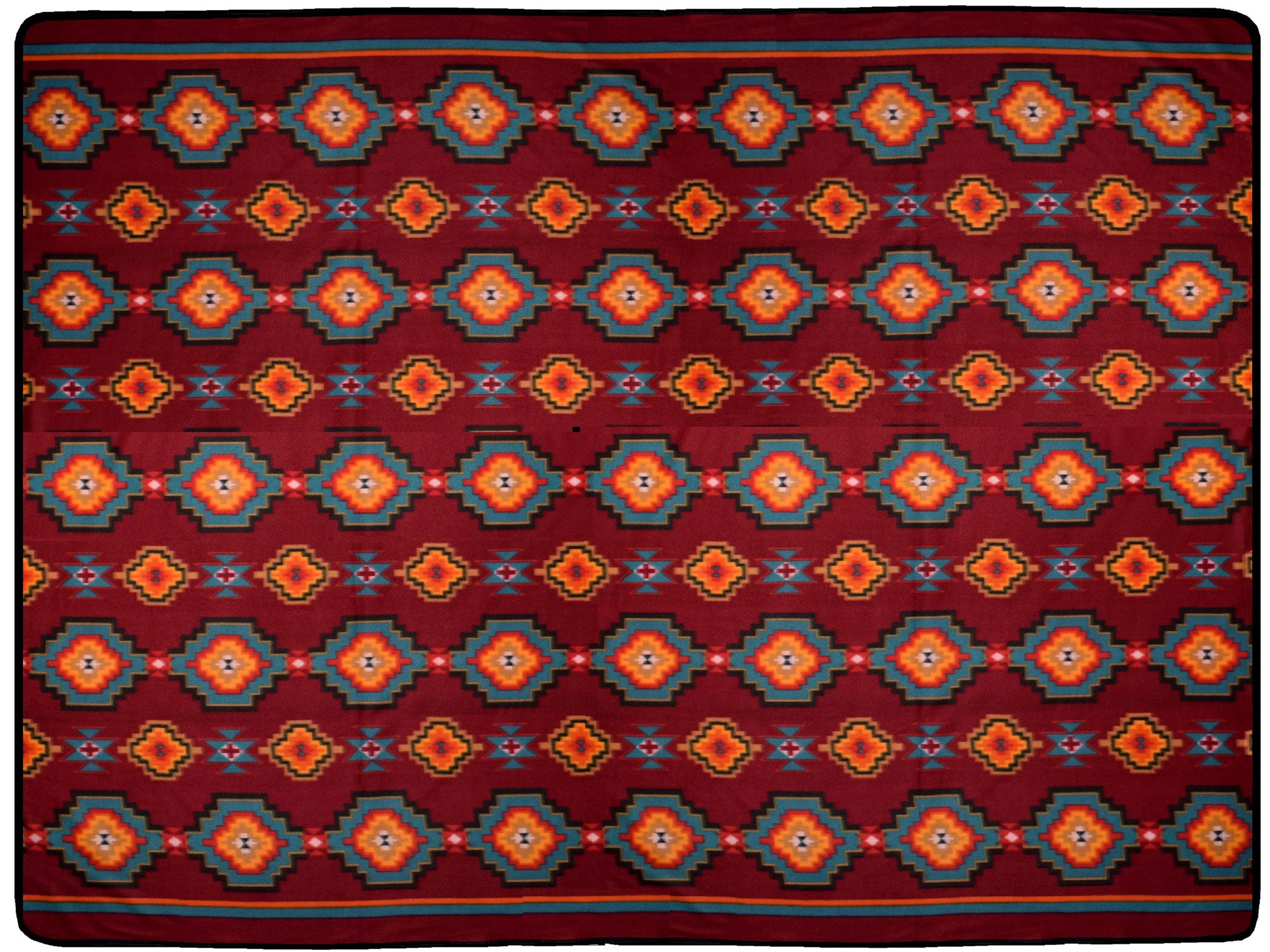 ''Queen-Size Lodge BLANKETs, Design  #28B''