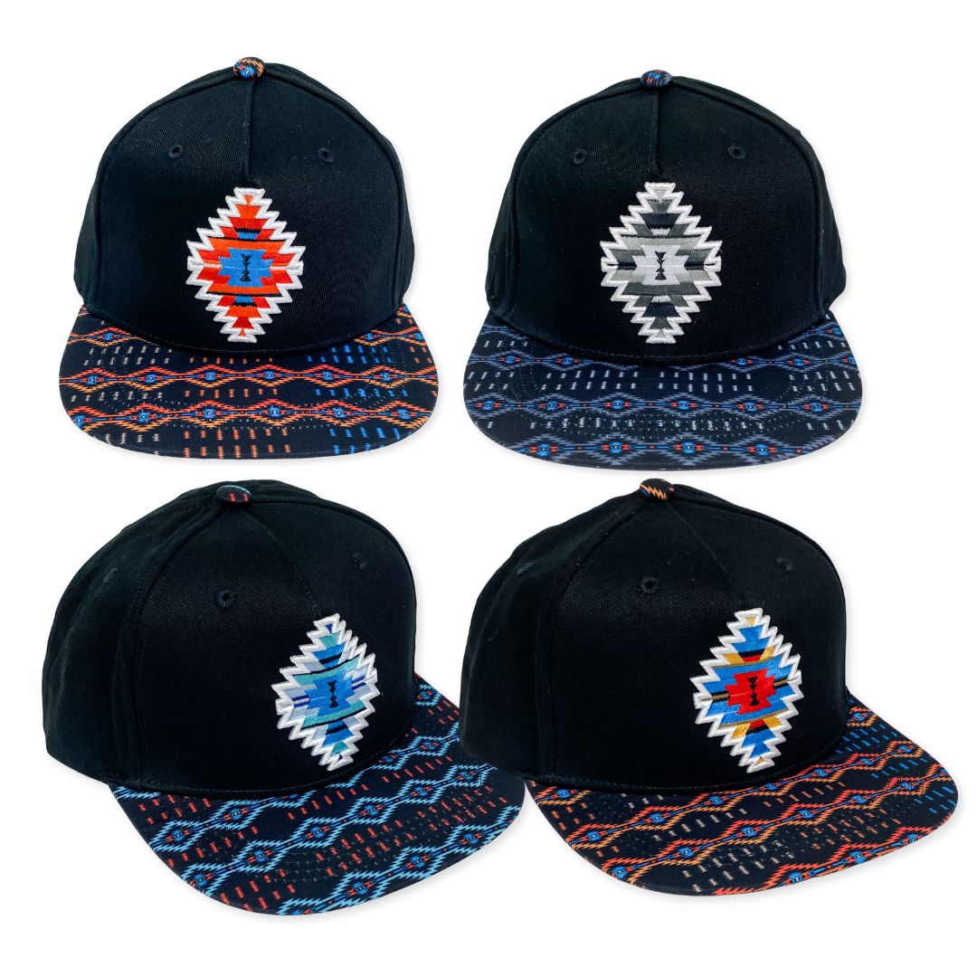 ''Southwest Embroidered ''''DIAMOND Fire'''' Snapback Hats''