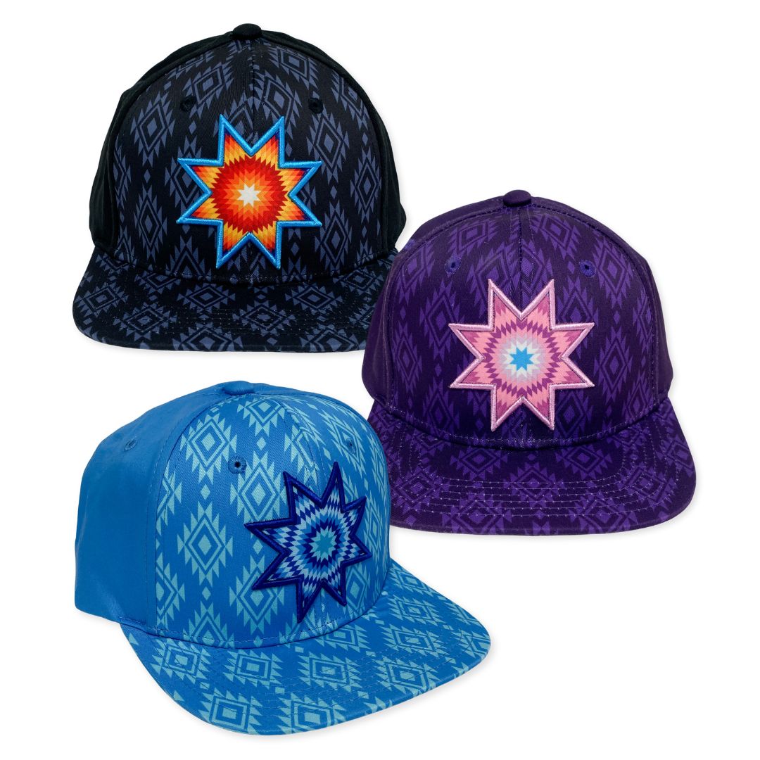 ''Southwest Embroidered ''''New Star'''' Snapback HATs''