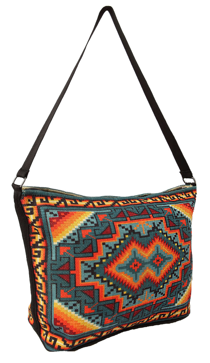 Digital Print Purse Geometric Design #408