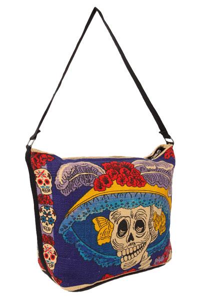 Cotton Stencil PURSE-Day of the Dead Design #205