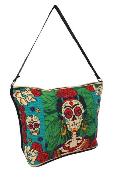 Cotton Stencil PURSE-Day of the Dead Design #208