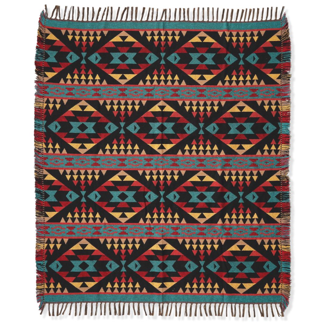 Cotton Accent Throw #11A