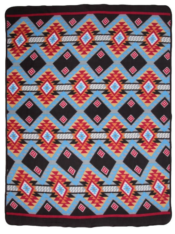 ''60'''' X 80'''' FLEECE Lodge BLANKET #17''