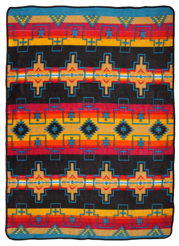 ''60'''' X 80'''' FLEECE Lodge BLANKET #3''