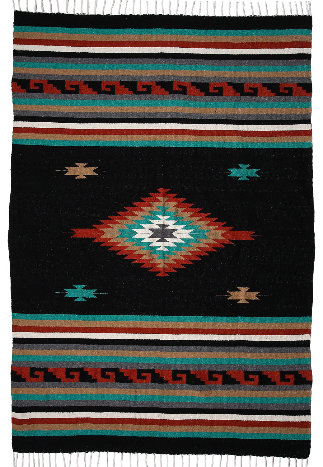 Mitla-Style BLANKET - Black