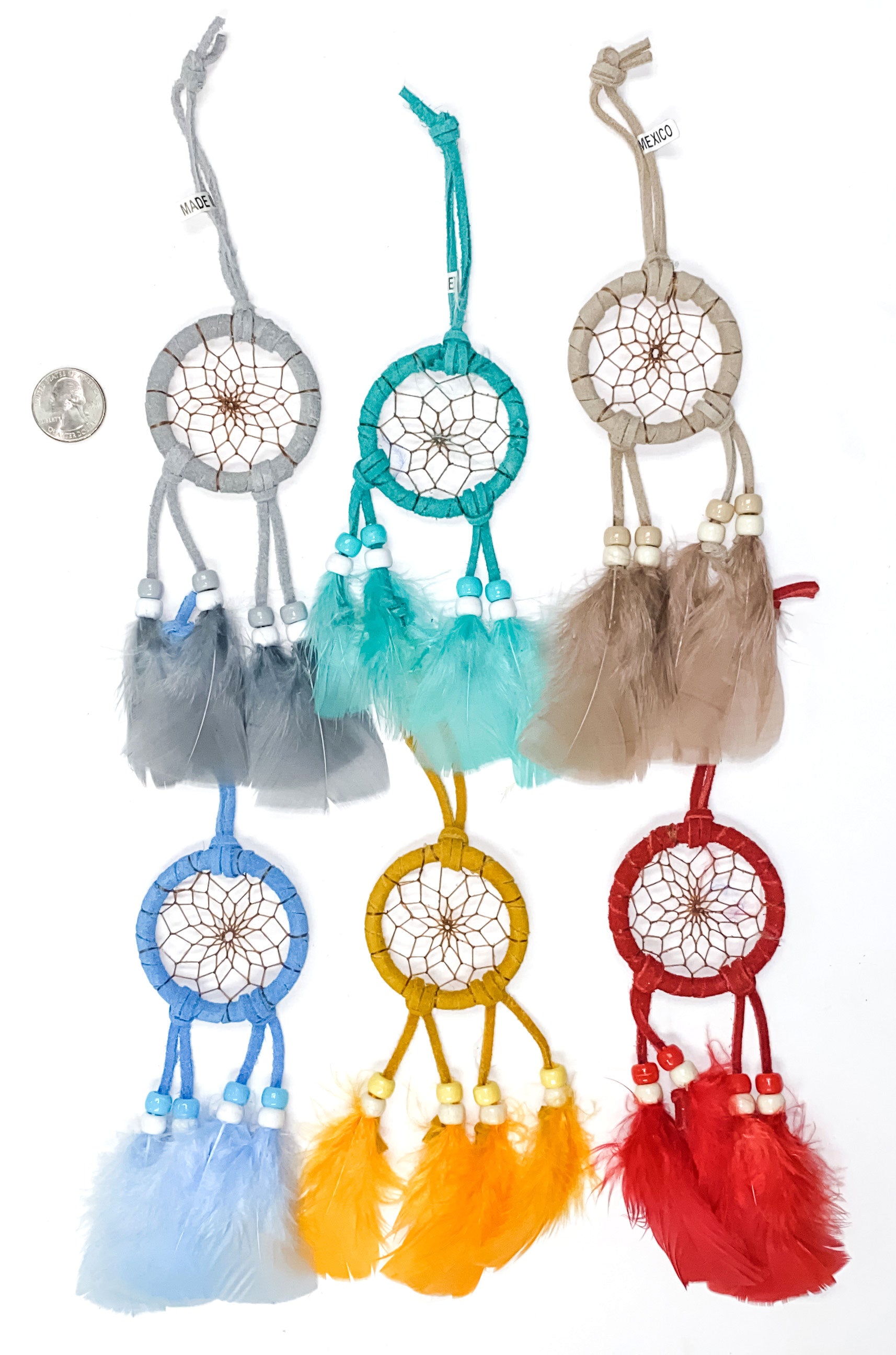 ''2'''' Colorful Dream Catchers''