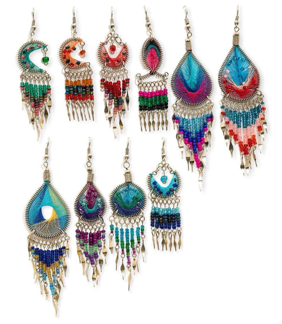 Assorted Handcrafted EARRINGS from Peru