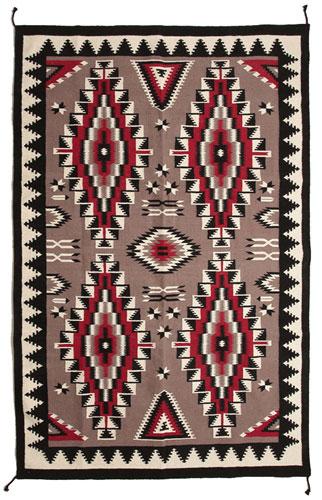 6'x9'  Wool Trading Post Rug 786