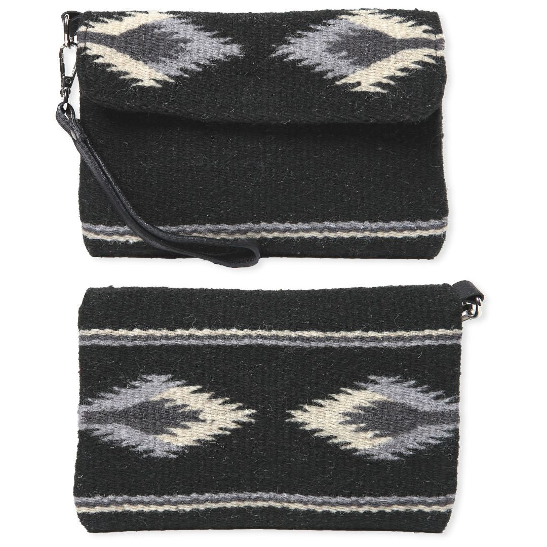 Wool Wristlet Purse - F