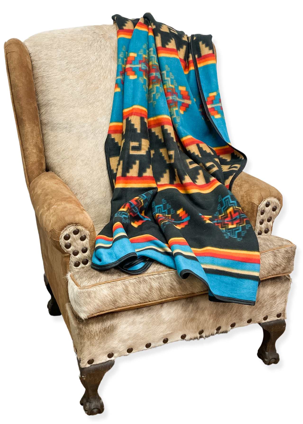 ''60'''' X 80'''' FLEECE Lodge BLANKET #10''