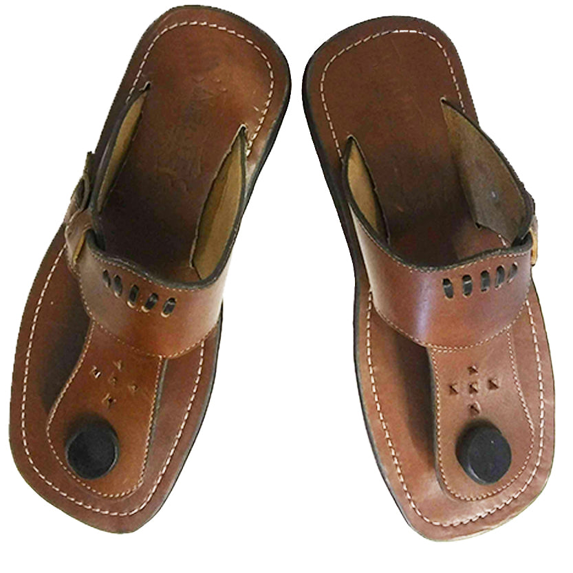 Ngaye Sandals: Brown (Unisex) – Africa Love