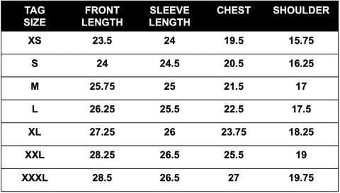 Rogue Territory Lined Stealth Cruiser Jacket sizing