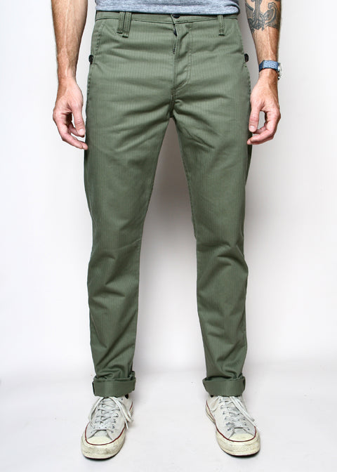 Officer Trousers // Bronze Selvedge – Rogue Territory
