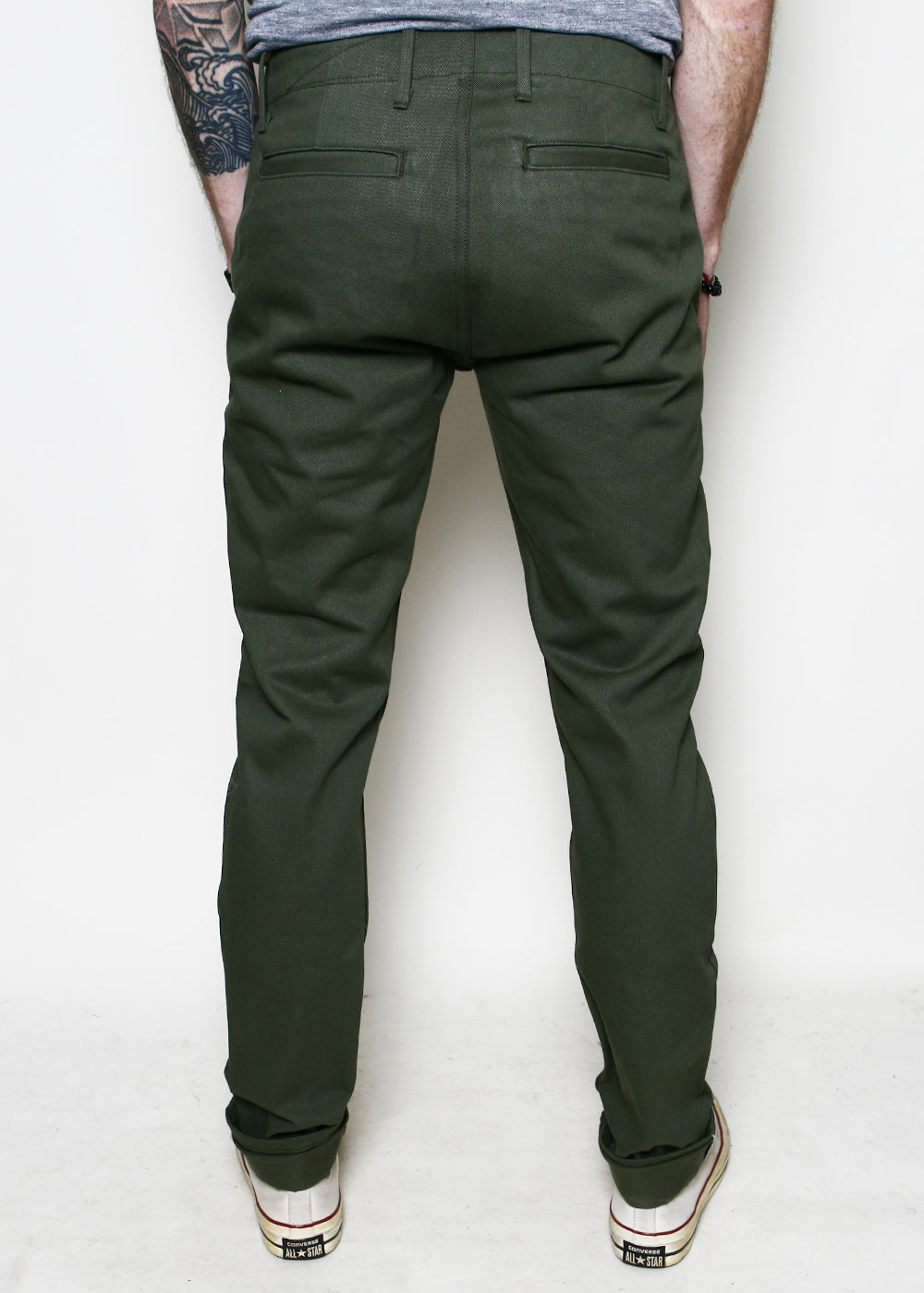 Infantry Pant // Green Selvedge – Rogue Territory