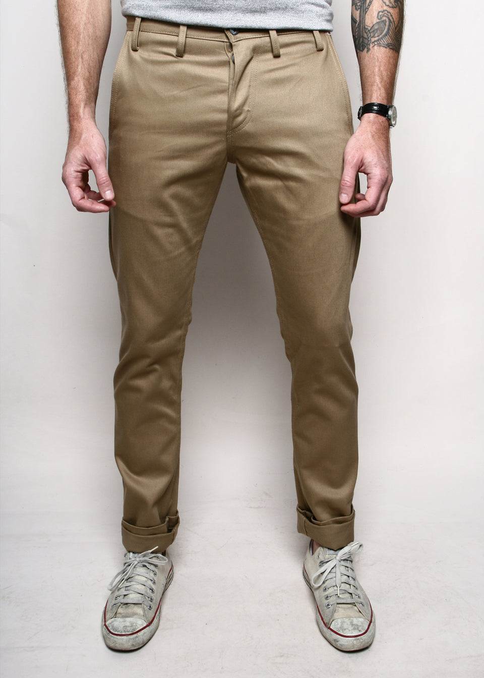 Officer Trousers // Bronze Selvedge – Rogue Territory