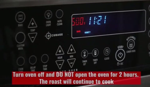 do not open the oven