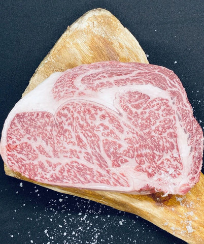 Wagyu steak marbling