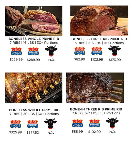 Prime Rib Cook Chart Times - Clover Meadows Beef