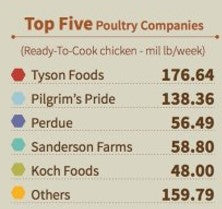 top 5 poultry companies