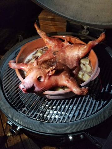 whole roasted suckling pig
