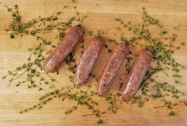 Lamb Beef Oregano and Roasted Garlic Sausage
