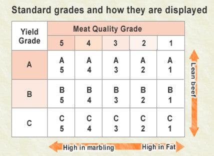 Japanese Beef Grading Chart