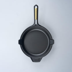 12-Inch Cast Iron Skillet with Helper Handle, SIGNATURESoft Technology