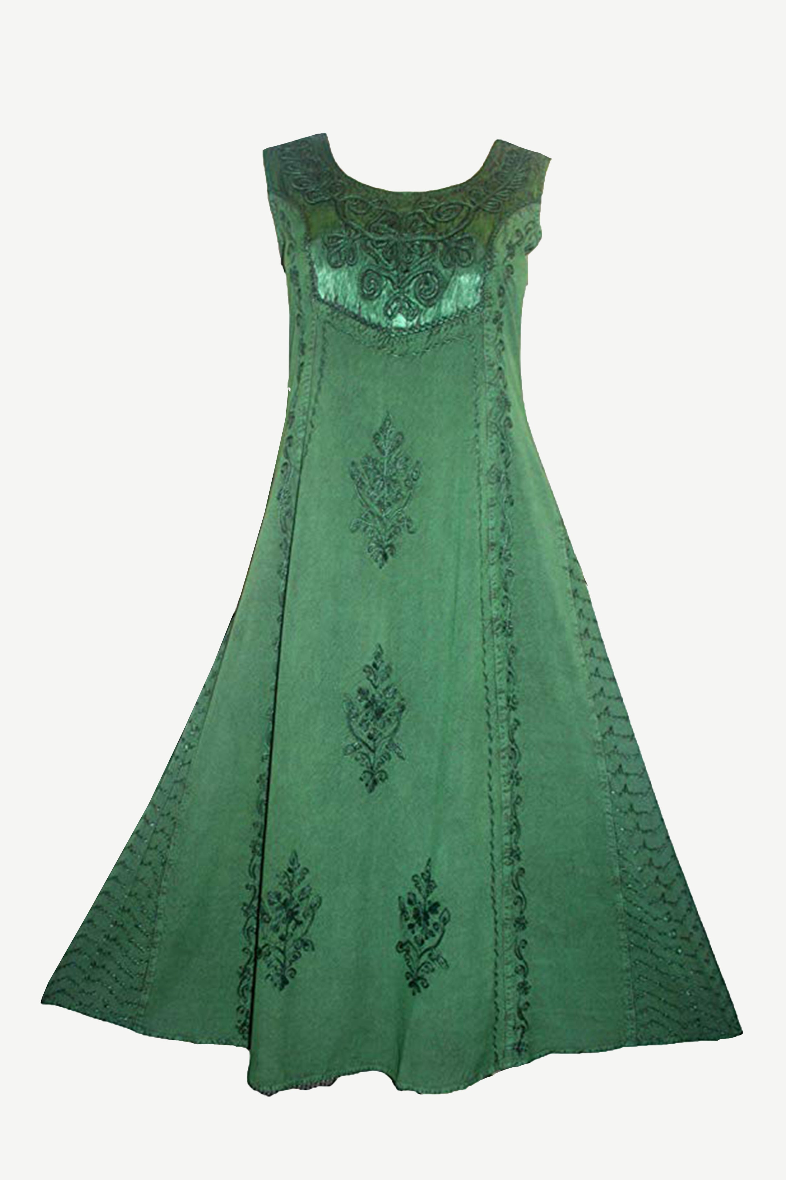 emerald summer dress