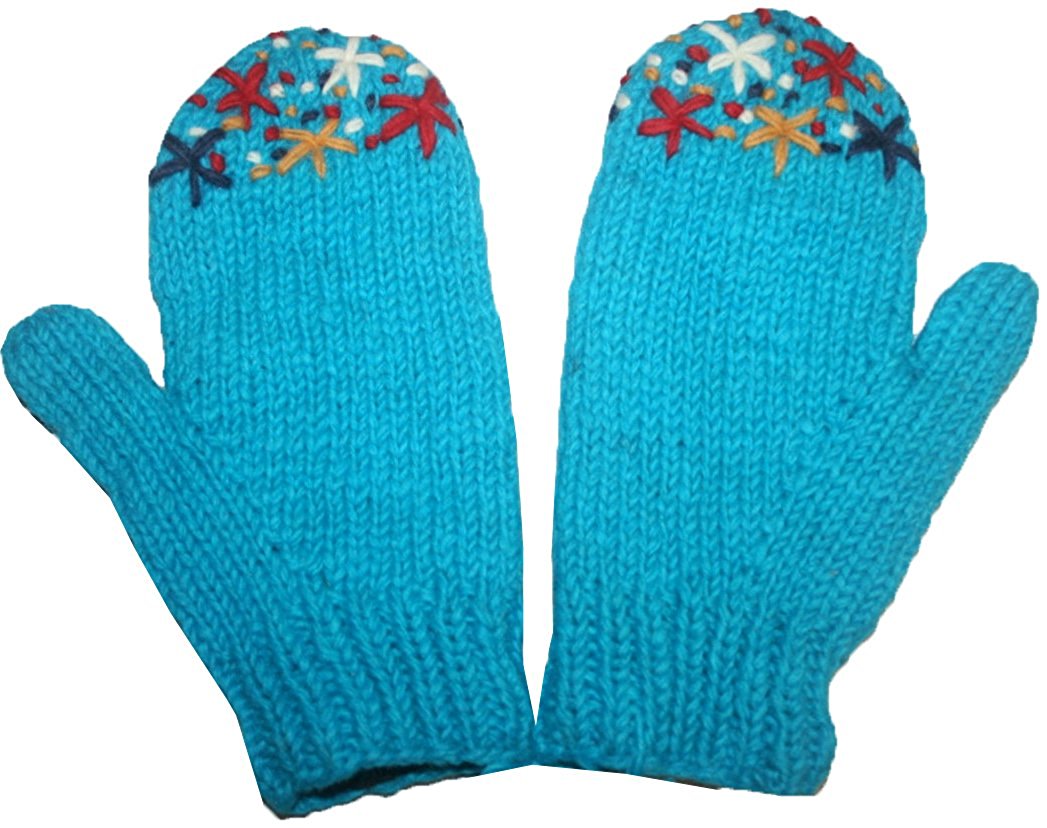 knitted mittens for adults