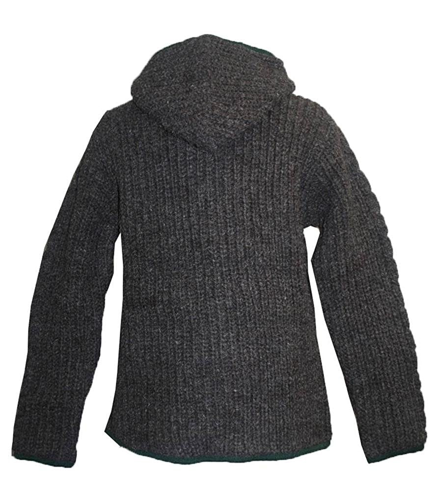 wool lined hoodie