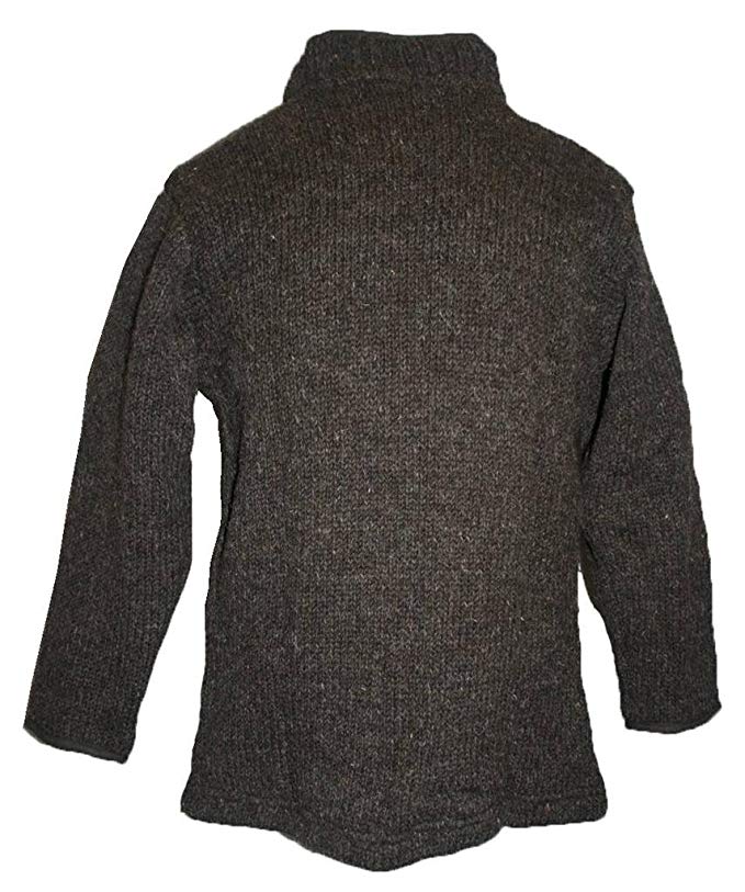 06 WJ Mens Lamb's Wool Lined Knitted Heavy Sherpa Jacket – Agan Traders