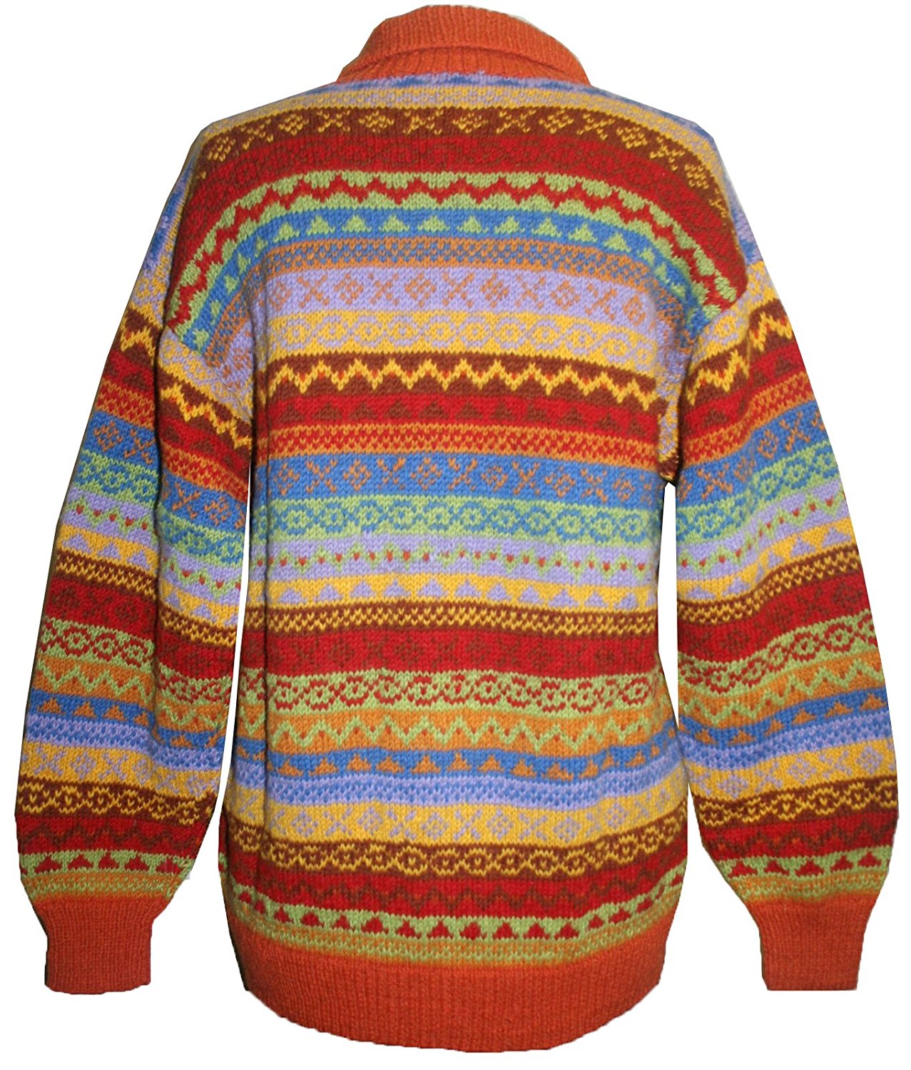 Wool Cardigan Sweater Hand knitted in Nepal – Agan Traders