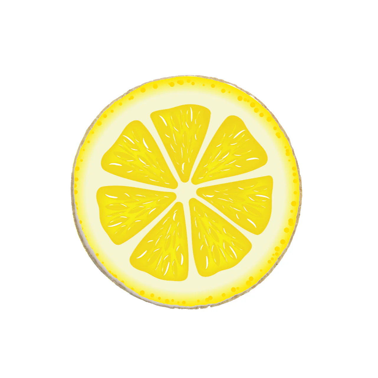 Lemon Themed Custom Cookies