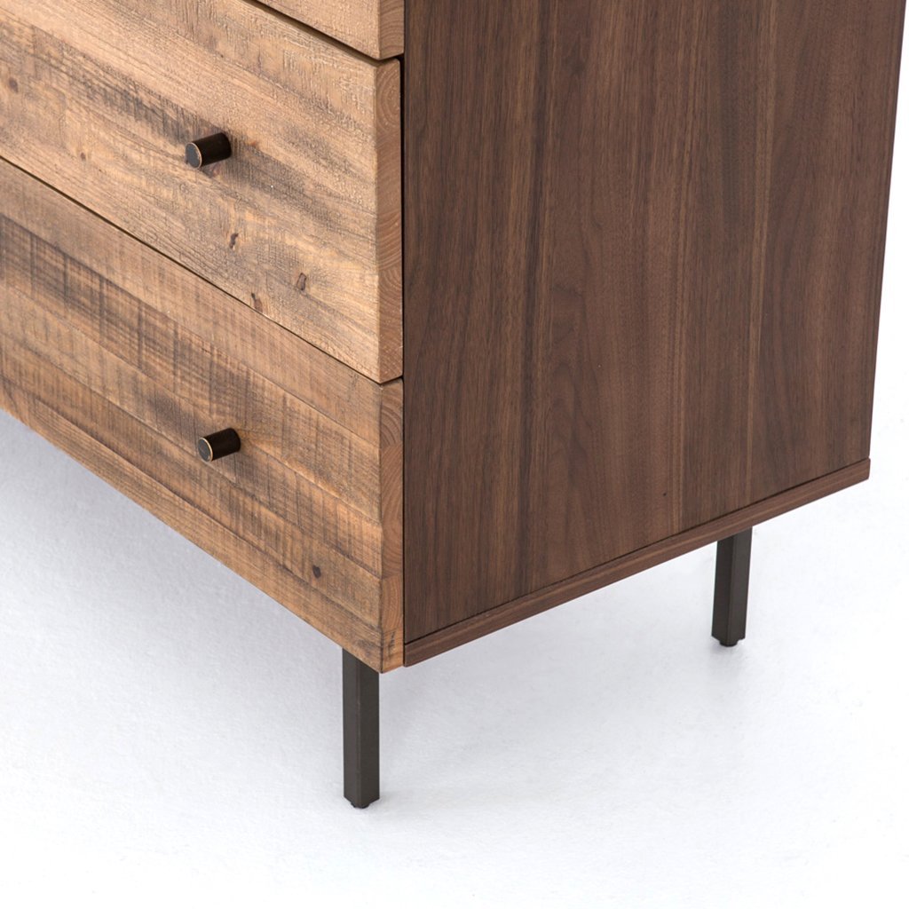 Harlan 6 Drawer Modern Rustic Dresser