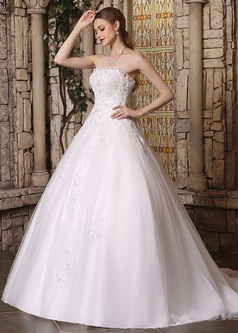 Glamorous Ball Gown Bridal Dress – Angrila