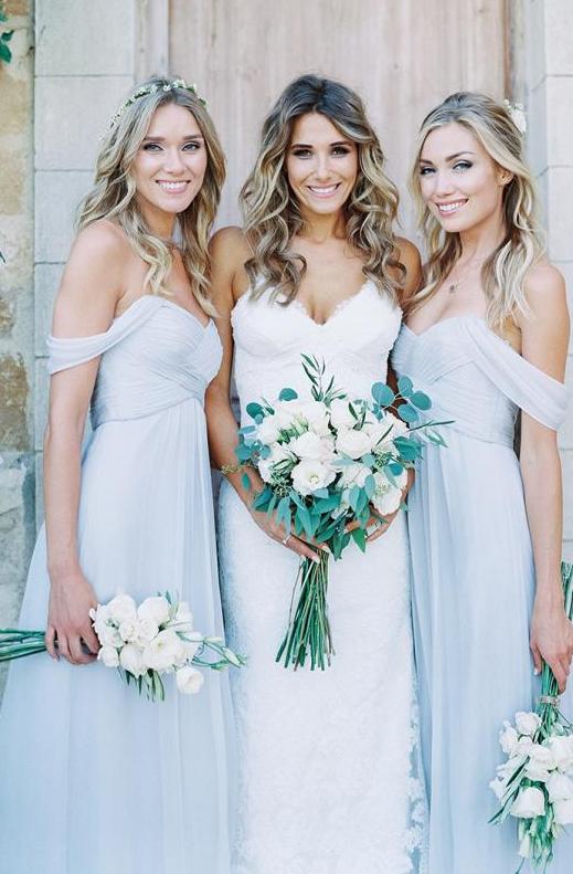 sky blue bridal dresses